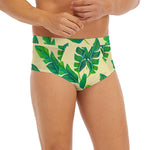 Tropical Banana Palm Leaf Pattern Print Men's Briefs