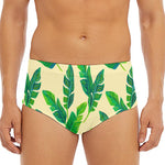Tropical Banana Palm Leaf Pattern Print Men's Triangle Swim Briefs