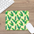 Tropical Banana Palm Leaf Pattern Print Mouse Pad