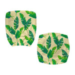Tropical Banana Palm Leaf Pattern Print Office Chair Cover
