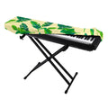 Tropical Banana Palm Leaf Pattern Print Piano Keyboard Cover