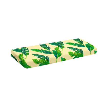 Tropical Banana Palm Leaf Pattern Print Piano Keyboard Cover