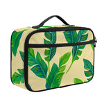 Tropical Banana Palm Leaf Pattern Print Portable Lunch Bag