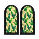 Tropical Banana Palm Leaf Pattern Print Skillet Handle Cover