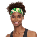 Tropical Banana Palm Leaf Pattern Print Sports Headband