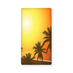 Tropical Beach Sunset Print Baby Crib Sheet