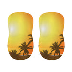 Tropical Beach Sunset Print Bar Stool Covers