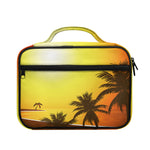 Tropical Beach Sunset Print Briefcase Bible Bag