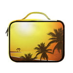 Tropical Beach Sunset Print Briefcase Bible Bag