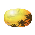 Tropical Beach Sunset Print Car Side Mirror Covers