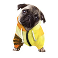 Tropical Beach Sunset Print Dog Zip Up Hoodie