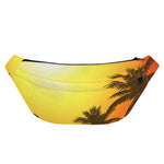 Tropical Beach Sunset Print Fanny Pack