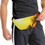 Tropical Beach Sunset Print Fanny Pack