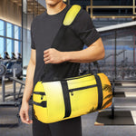 Tropical Beach Sunset Print Gym Bag