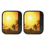 Tropical Beach Sunset Print Handle Covers
