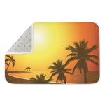 Tropical Beach Sunset Print Indoor Door Mat