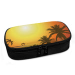 Tropical Beach Sunset Print Insulin Cooler Travel Case