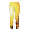 Tropical Beach Sunset Print Men's Leggings