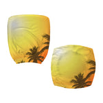 Tropical Beach Sunset Print Office Chair Cover