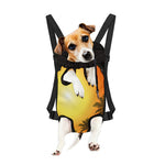 Tropical Beach Sunset Print Pet Carrier Backpack