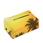Tropical Beach Sunset Print Rectangle Tissue Box Cover