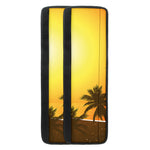 Tropical Beach Sunset Print Refrigerator Handle Covers