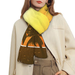 Tropical Beach Sunset Print Scarf