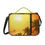 Tropical Beach Sunset Print Shoulder Strap Bible Bag