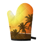 Tropical Beach Sunset Print Single Oven Mitt