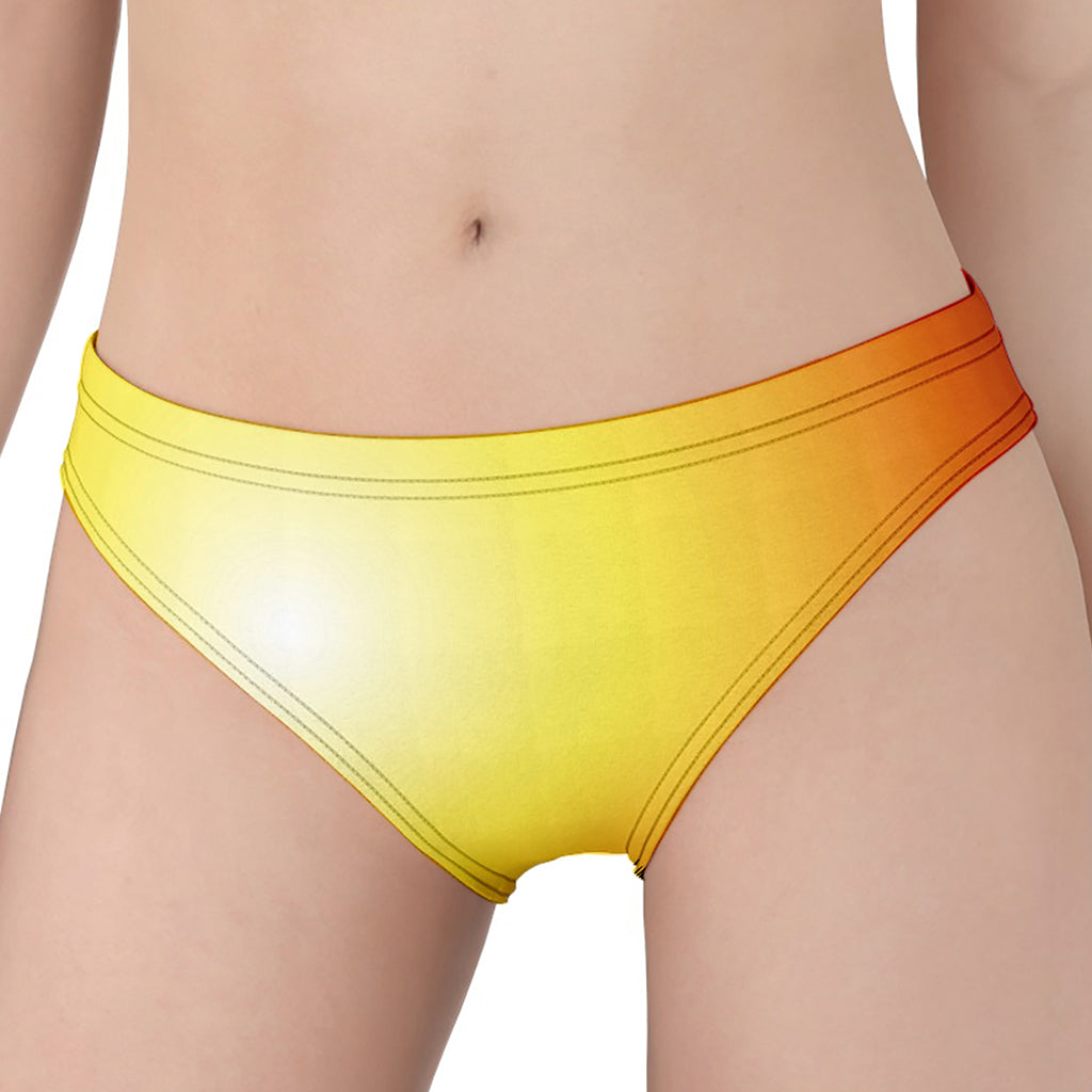 Tropical Beach Sunset Print Women's Panties