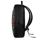 Tropical Bird Of Paradise Pattern Print 17 Inch Backpack