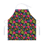 Tropical Bird Of Paradise Pattern Print Adjustable Apron