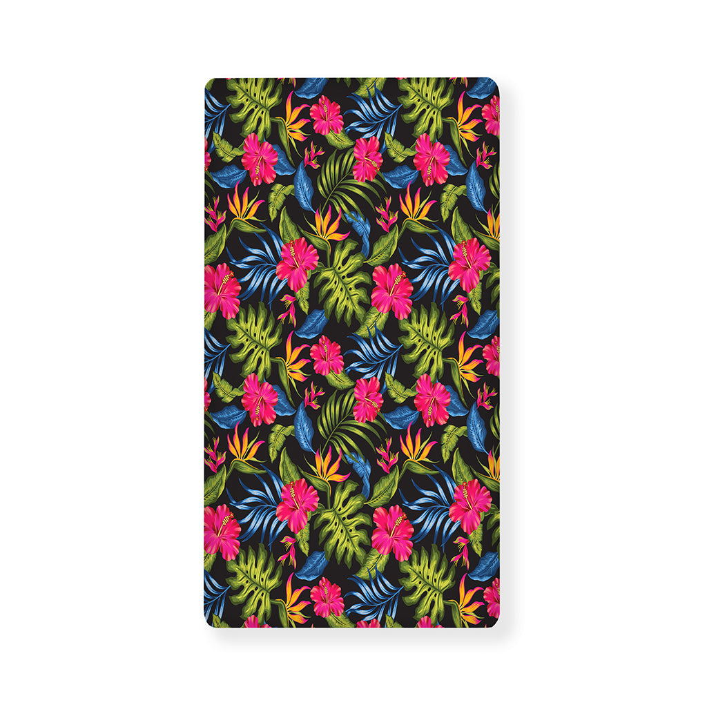 Tropical Bird Of Paradise Pattern Print Baby Crib Sheet