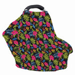 Tropical Bird Of Paradise Pattern Print Baby Seat Cover