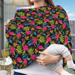 Tropical Bird Of Paradise Pattern Print Baby Seat Cover