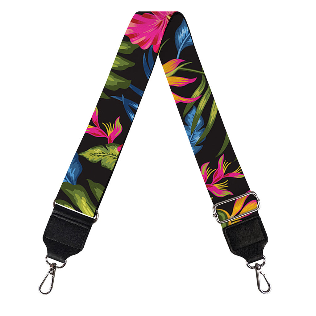 Tropical Bird Of Paradise Pattern Print Bag Strap