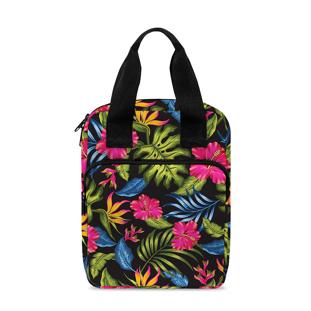 Tropical Bird Of Paradise Pattern Print Bible Tote Bag