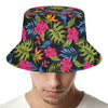 Tropical Bird Of Paradise Pattern Print Bucket Hat