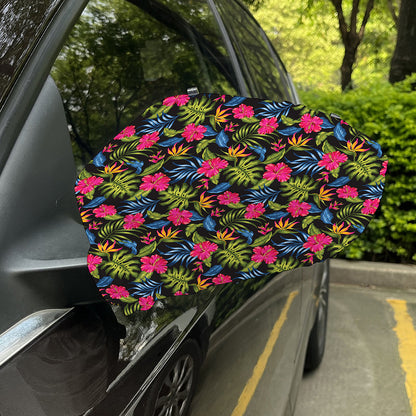 Tropical Bird Of Paradise Pattern Print Car Side Mirror Covers