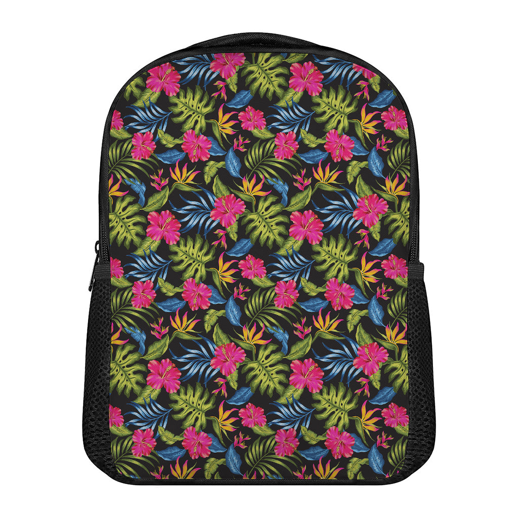 Tropical Bird Of Paradise Pattern Print Casual Backpack