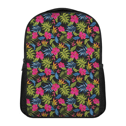 Tropical Bird Of Paradise Pattern Print Casual Backpack