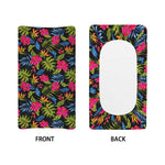 Tropical Bird Of Paradise Pattern Print Changing Pad Cover