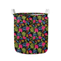 Tropical Bird Of Paradise Pattern Print Collapsible Laundry Basket