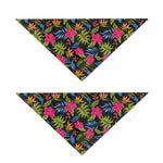 Tropical Bird Of Paradise Pattern Print Dog Bandana