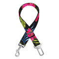 Tropical Bird Of Paradise Pattern Print Dog Seat Belt