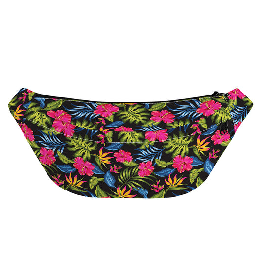Tropical Bird Of Paradise Pattern Print Fanny Pack