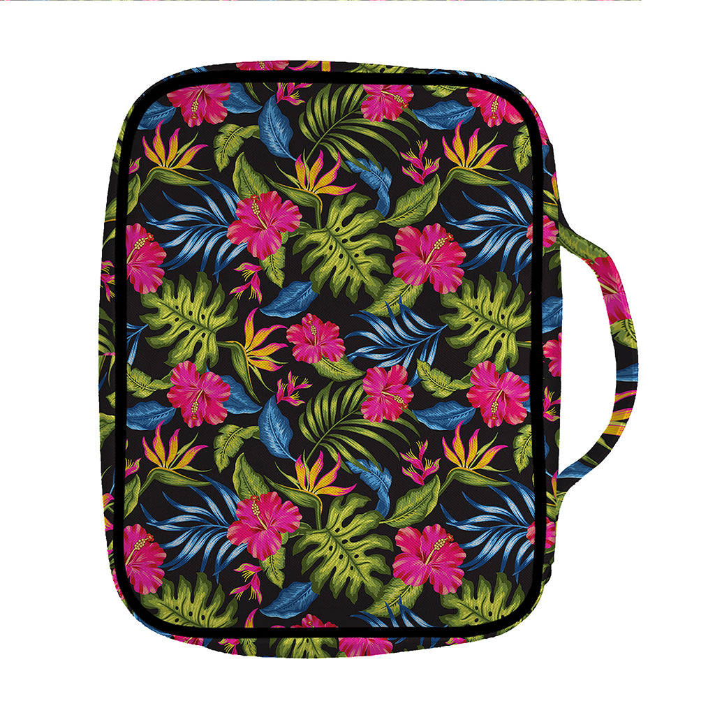 Tropical Bird Of Paradise Pattern Print Front Pocket Bible Bag