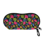 Tropical Bird Of Paradise Pattern Print Glasses Case