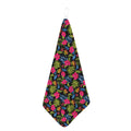 Tropical Bird Of Paradise Pattern Print Hand Towel