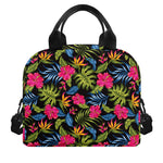 Tropical Bird Of Paradise Pattern Print Insulated Lunch Bag